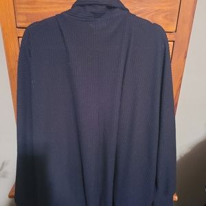Maurice's Black Waffle Knit Cardigan. Size 3X